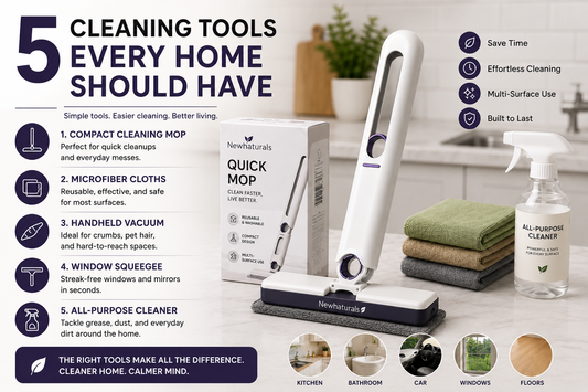 5 Cleaning Tools Every Home Should Have