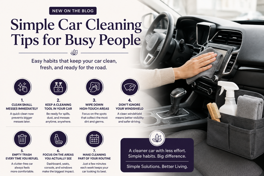 Simple Car Cleaning Tips for Busy People